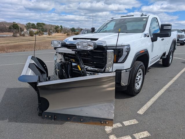 2026 GMC Sierra 2500 HD Pro in Summit White — front three-quarter view