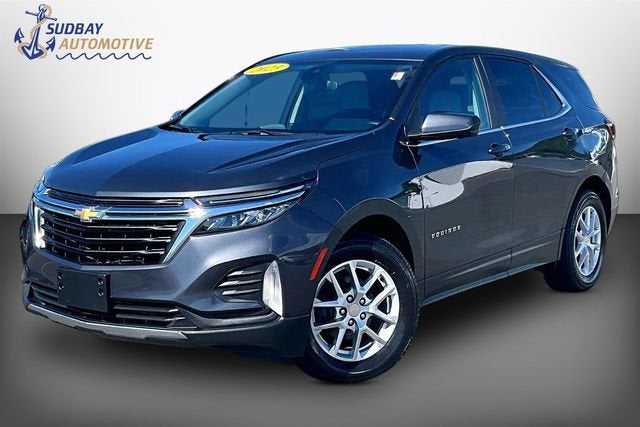 2023 Chevrolet Equinox LT in Iron Gray Metallic — front three-quarter view